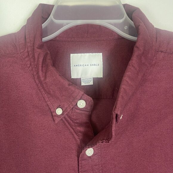 AMERICAN EAGLE AE Mens Everyday Button Down Shirt Size XXL Preppy Casual Office - Picture 3 of 14